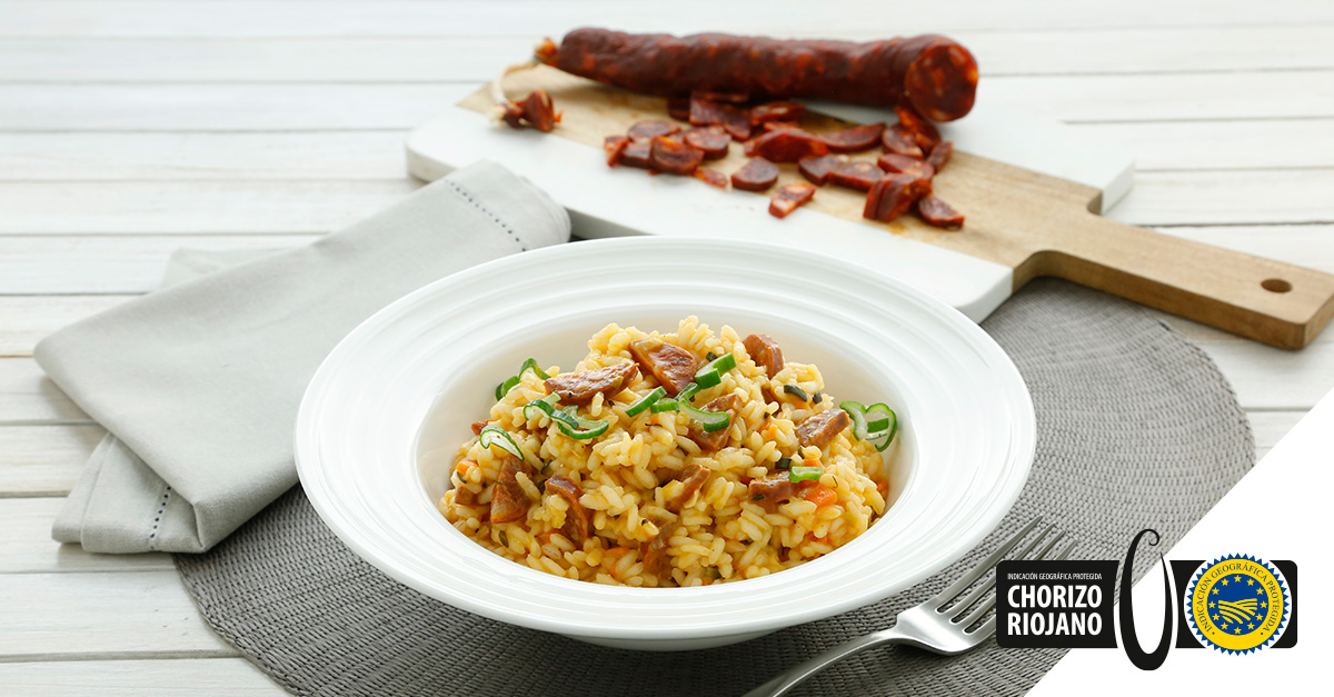 Recette du risotto au Chorizo Riojano IGP